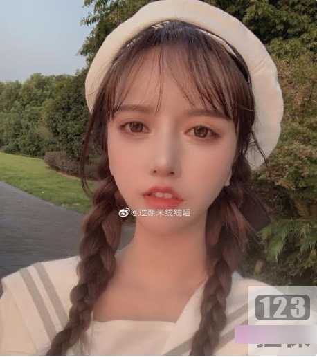 抖音神颜少女（过期米线）无修图片曝光，天生丽质的素颜女神