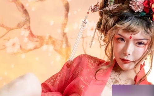 夏小秋神妃新春贺图作品