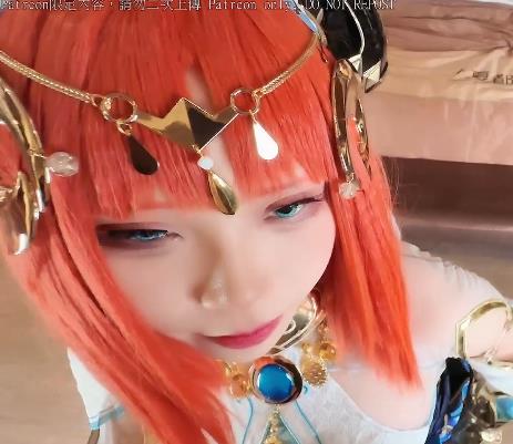 Tokar妮露cos[2V-2.1G]完整展现二次元COS风格，用嘴进入天花板