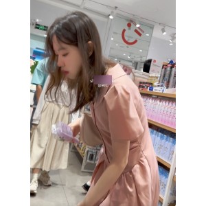 快饭剪辑91号学生妹牛仔短裤单部517M美腿太顶了